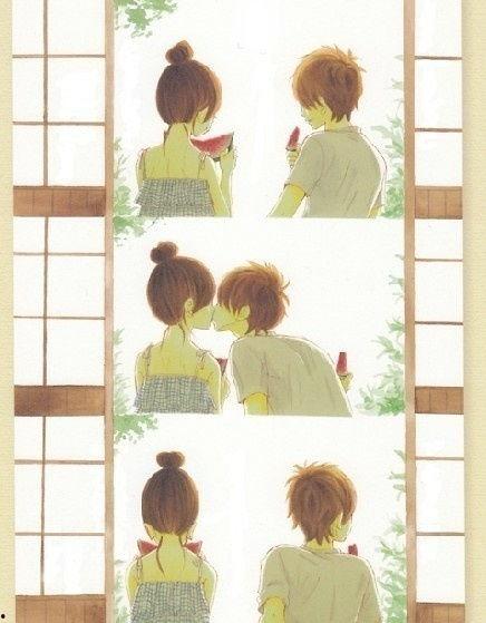 男动漫吃瓜头像,揭秘男角色吃瓜瞬间  第1张